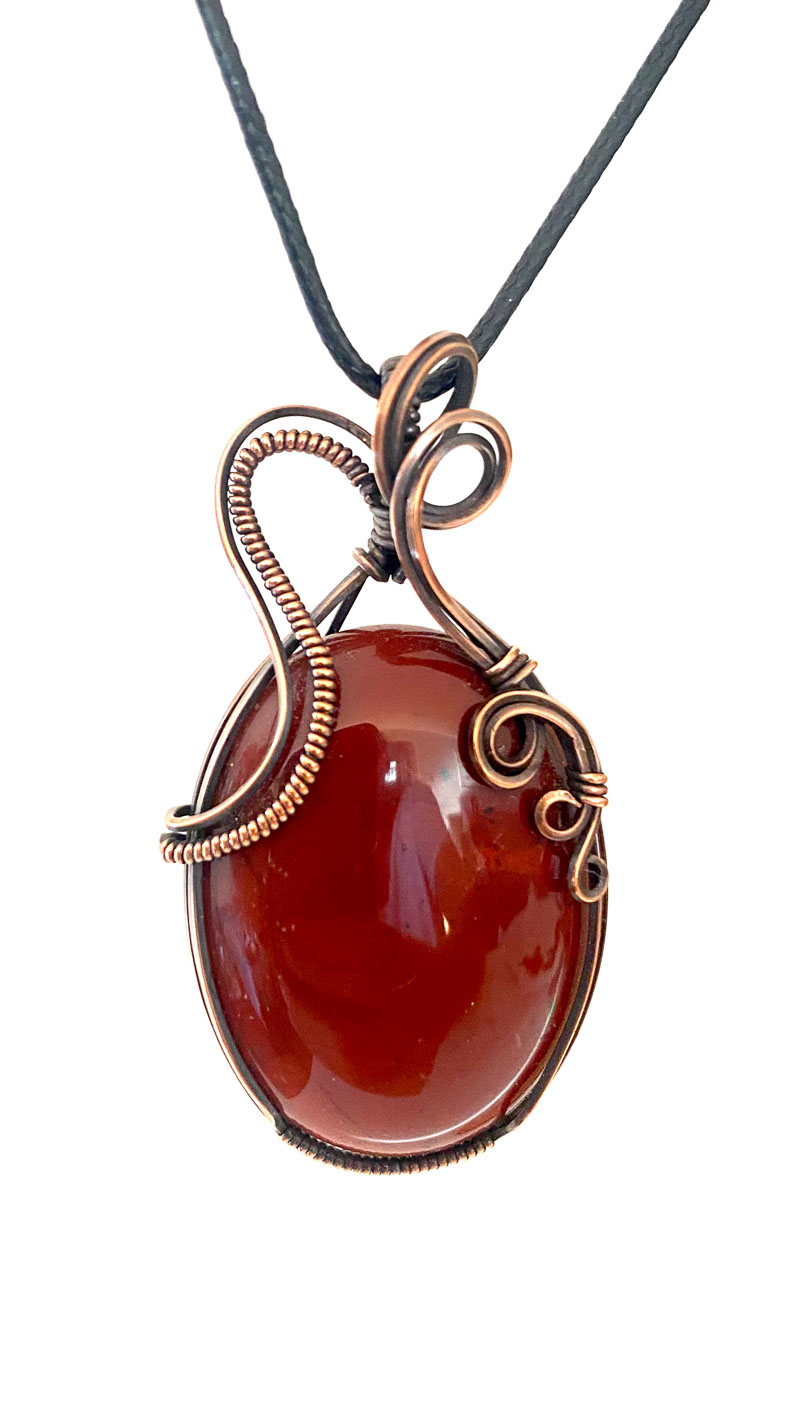 Red Jasper Pendant 50 Gemnosity