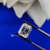 Emerald Moissanite D-E-F Color