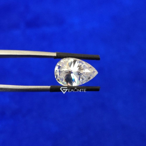 Pear Moissanite G-H-I Color Pear Moissanite G-H-I Color