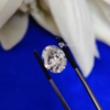 Oval Moissanite D-E-F Color