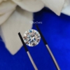 Round Cut Shape Colorless Loose Moissanite For Jewelry, D-E-F Color