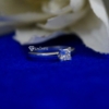 1.00 Ct Colorless VVS1 Princess Cut Moissanite Engagement Ring 925 Sterling Silver 1.00 Ct Colorless VVS1 Princess Cut Moissanite Engagement Ring 925 Sterling Silver