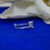 2.00 Ct Emerald Cut Shape Colorless VVS1 Moissanite Engagement Ring