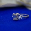 2.00 Ct Emerald Cut Shape Colorless VVS1 Moissanite Engagement Ring