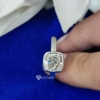 3.50 Ct Colorless VVS1 Cushion Cut Moissanite Engagement Ring 3.50 Ct Colorless VVS1 Cushion Cut Moissanite Engagement Ring