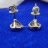 2.0 CT Brilliant Round Cut, Colorless Moissanite Diamond, Stud Screw Back Earrings, Perfact Jewelry For Gift 2.0 CT Brilliant Round Cut, Colorless Moissanite Diamond, Stud Screw Back Earrings, Perfact Jewelry For Gift