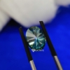 Oval Cut Shape Green Loose Moissanite For Jewelry