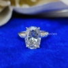 4.0 Ct (11x9 mm) Oval Cut Excellent Moissanite Engagement Ring, Promise, Anniversary, Gift Ring