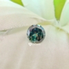 Round Cut Shape Green Loose Moissanite For Jewelry
