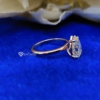 3.0 Ct Pear Cut Colorless Moissanite Engagement Ring, Simple Solitaire Ring, Rose Gold Ring 3.0 Ct Pear Cut Colorless Moissanite Engagement Ring, Simple Solitaire Ring, Rose Gold Ring