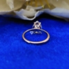 3.0 Ct Pear Cut Colorless Moissanite Engagement Ring, Simple Solitaire Ring, Rose Gold Ring 3.0 Ct Pear Cut Colorless Moissanite Engagement Ring, Simple Solitaire Ring, Rose Gold Ring