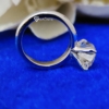 4.0 Ct (11x9 mm) Oval Cut Excellent Moissanite Engagement Ring, Promise, Anniversary, Gift Ring