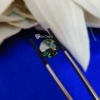 Round Cut Shape Green Loose Moissanite For Jewelry