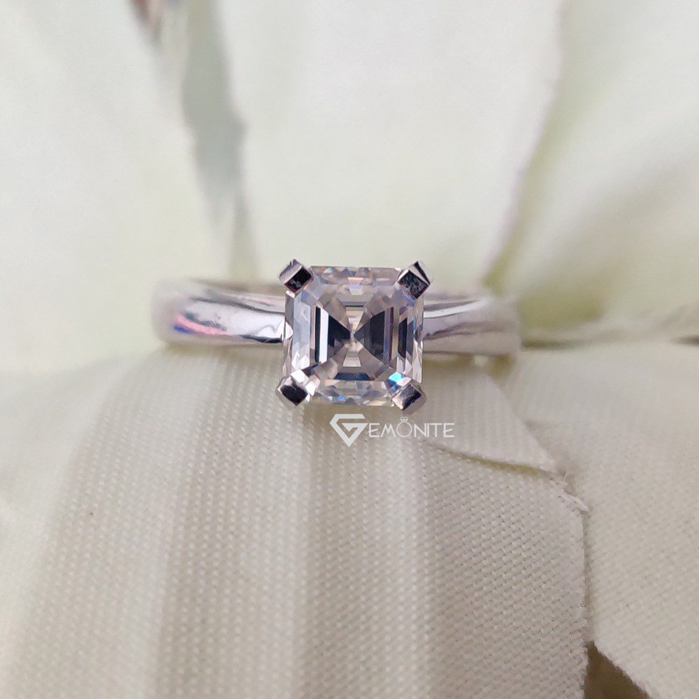 moissanite engagement rings