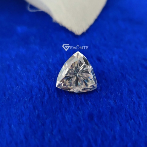 Trillion Cut Shape Colorless Loose Moissanite For Jewelry, G-H-I Color Trillion Cut Shape Colorless Loose Moissanite For Jewelry, G-H-I Color