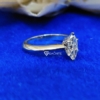 2.0 Ct (13x6.5 mm) Marquise Cut Colorless Moissanite Engagement Ring, Simple Solitaire Marquise Ring, Promise, Gift Ring 2.0 Ct (13x6.5 mm) Marquise Cut Colorless Moissanite Engagement Ring, Simple Solitaire Marquise Ring, Promise, Gift Ring