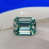 Emerald Cut Shape Green Loose Moissanite For Jewelry Emerald Cut Shape Green Loose Moissanite For Jewelry