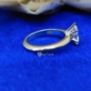 2.0 Ct (13x6.5 mm) Marquise Cut Colorless Moissanite Engagement Ring, Simple Solitaire Marquise Ring, Promise, Gift Ring 2.0 Ct (13x6.5 mm) Marquise Cut Colorless Moissanite Engagement Ring, Simple Solitaire Marquise Ring, Promise, Gift Ring