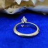 2.0 Ct (13x6.5 mm) Marquise Cut Colorless Moissanite Engagement Ring, Simple Solitaire Marquise Ring, Promise, Gift Ring 2.0 Ct (13x6.5 mm) Marquise Cut Colorless Moissanite Engagement Ring, Simple Solitaire Marquise Ring, Promise, Gift Ring