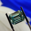 Emerald Cut Shape Green Loose Moissanite For Jewelry Emerald Cut Shape Green Loose Moissanite For Jewelry