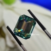 Emerald Cut Shape Green Loose Moissanite For Jewelry Emerald Cut Shape Green Loose Moissanite For Jewelry
