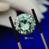 Round Cut Shape Blue Loose Moissanite For Jewelry