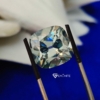 Cushion Cut Shape Blue Loose Moissanite For Jewelry
