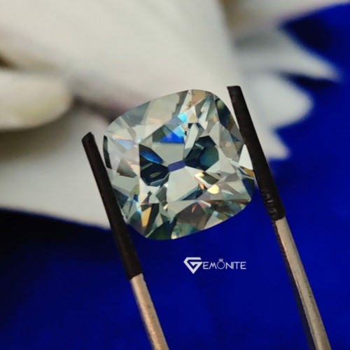 Cushion Cut Shape Blue Loose Moissanite For Jewelry Cushion Cut Shape Blue Loose Moissanite For Jewelry