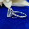 Moissanite Engagement Ring, 5.00 CT Radiant Cut VVS1 Brilliant Colorless Moissanite Diamond Wedding Ring, Solitaire with Prong Set, Gift Moissanite Engagement Ring, 5.00 CT Radiant Cut VVS1 Brilliant Colorless Moissanite Diamond Wedding Ring, Solitaire with Prong Set, Gift