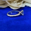 2.0 Ct (7 mm) Princess Cut Colorless Moissanite Engagement Ring, Simple Solitaire Princess Ring