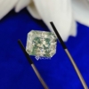 Radiant Cut Shape Light Green Loose Moissanite For Jewelry Radiant Cut Shape Light Green Loose Moissanite For Jewelry