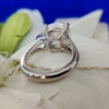 Solitaire Engagement Ring, VVS Clarity Split Shank Design 3.0 Ct Cushion Cut Moissanite Wedding Ring Solitaire Engagement Ring, VVS Clarity Split Shank Design 3.0 Ct Cushion Cut Moissanite Wedding Ring