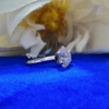 Famous 2.80 Ct (9.5 mm) Round Cut Colorless Moissanite Solitaire Engagement Ring Famous 2.80 Ct (9.5 mm) Round Cut Colorless Moissanite Solitaire Engagement Ring