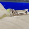 Solitaire Engagement Ring, VVS Clarity Split Shank Design 3.0 Ct Cushion Cut Moissanite Wedding Ring Solitaire Engagement Ring, VVS Clarity Split Shank Design 3.0 Ct Cushion Cut Moissanite Wedding Ring
