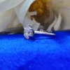 Famous 2.80 Ct (9.5 mm) Round Cut Colorless Moissanite Solitaire Engagement Ring Famous 2.80 Ct (9.5 mm) Round Cut Colorless Moissanite Solitaire Engagement Ring