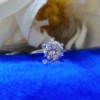 Famous 2.80 Ct (9.5 mm) Round Cut Colorless Moissanite Solitaire Engagement Ring Famous 2.80 Ct (9.5 mm) Round Cut Colorless Moissanite Solitaire Engagement Ring
