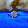 Special 2.85 Ct (9.5 mm) Round Cut Colorless Moissanite Solitaire Engagement Ring Special 2.85 Ct (9.5 mm) Round Cut Colorless Moissanite Solitaire Engagement Ring