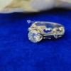 1.50 Ct (8 mm) Round Cut VVS1 Moissanite Engagement Ring, Vintage Ring, Wedding Ring