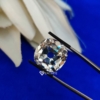 Cushion Shape Old Mine Cut Near Colorless Loose Moissanite For Jewelry
