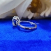 Special 3.0 Ct Pear Cut Colorless Moissanite Engagement Ring, Simple Solitaire Ring Special 3.0 Ct Pear Cut Colorless Moissanite Engagement Ring, Simple Solitaire Ring