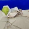 5.0 Ct Cushion Cut VVS1 Colorless Handmade Moissanite Solitaire Ring
