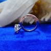 Special 3.0 Ct Pear Cut Colorless Moissanite Engagement Ring, Simple Solitaire Ring Special 3.0 Ct Pear Cut Colorless Moissanite Engagement Ring, Simple Solitaire Ring