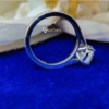 Beautiful 3.0 Ct (10x8 mm) Colorless Oval Cut Moissanite Engagement Ring, Eternity Ring