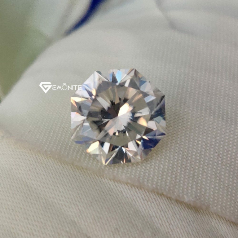 Octagon Cut Shape Loose Moissanite For Jewelry