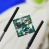 Princess Cut Shape Light Green Loose Moissanite For Jewelry Princess Cut Shape Light Green Loose Moissanite For Jewelry