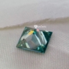 Princess Cut Shape Light Green Loose Moissanite For Jewelry Princess Cut Shape Light Green Loose Moissanite For Jewelry