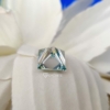 Princess Cut Shape Light Green Loose Moissanite For Jewelry