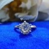 Famous 2.80 Ct (9.5 mm) Round Cut Colorless Moissanite Solitaire Engagement Ring Famous 2.80 Ct (9.5 mm) Round Cut Colorless Moissanite Solitaire Engagement Ring