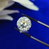 Old Mine Cut Round Shape Near Colorless Loose Moissanite For Jewelry Old Mine Cut Round Shape Near Colorless Loose Moissanite For Jewelry