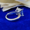 Solitaire Moissanite Ring, Princess Cut 4.50 Tcw Simple Yet Classy Engagement Ring for Women Solitaire Moissanite Ring, Princess Cut 4.50 Tcw Simple Yet Classy Engagement Ring for Women